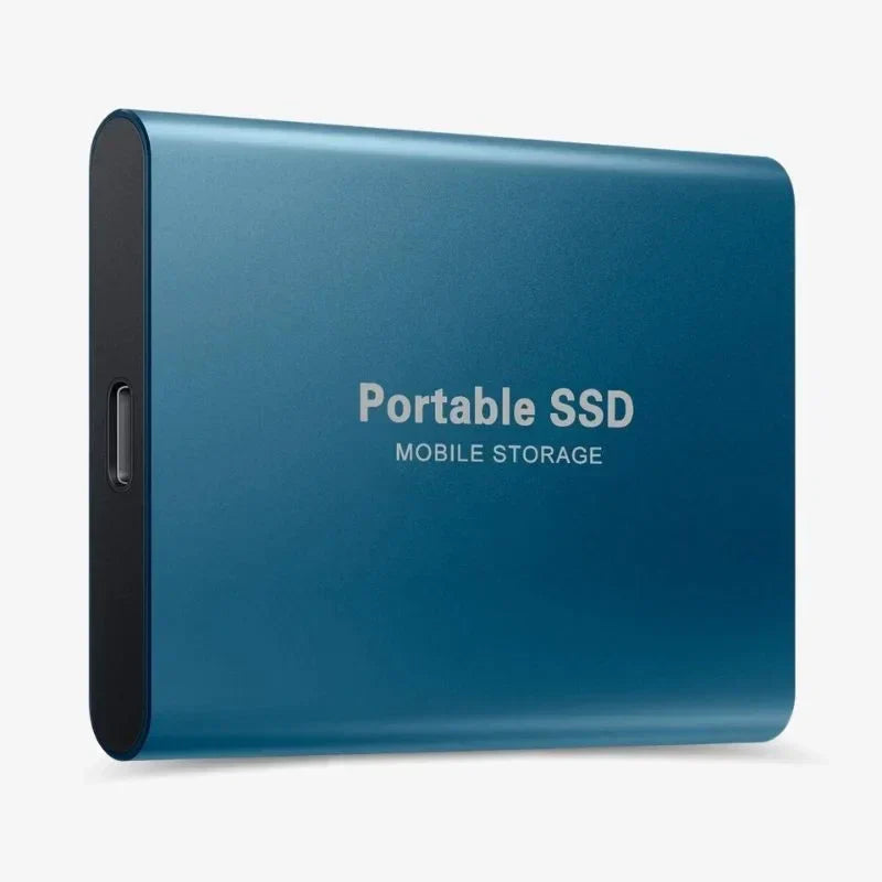 Portable External SSD Fast USB 3.1 Hard Drive with Compact Design