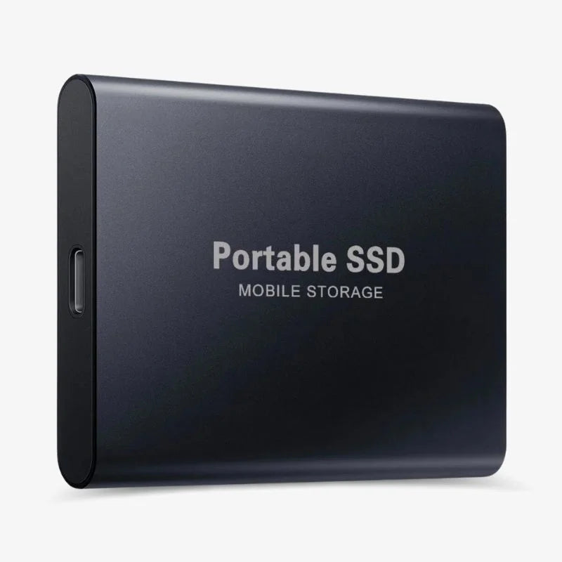 Portable External SSD Fast USB 3.1 Hard Drive with Compact Design