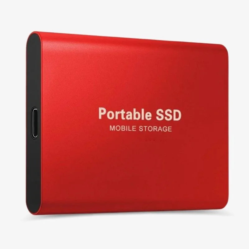 Portable External SSD Fast USB 3.1 Hard Drive with Compact Design