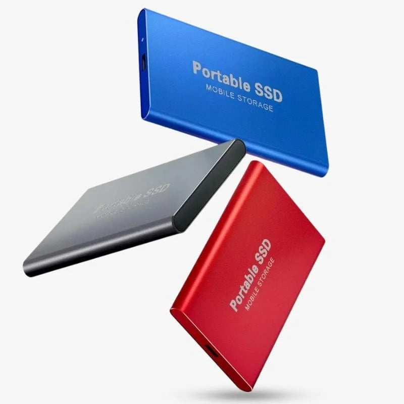 Portable External SSD Fast USB 3.1 Hard Drive with Compact Design