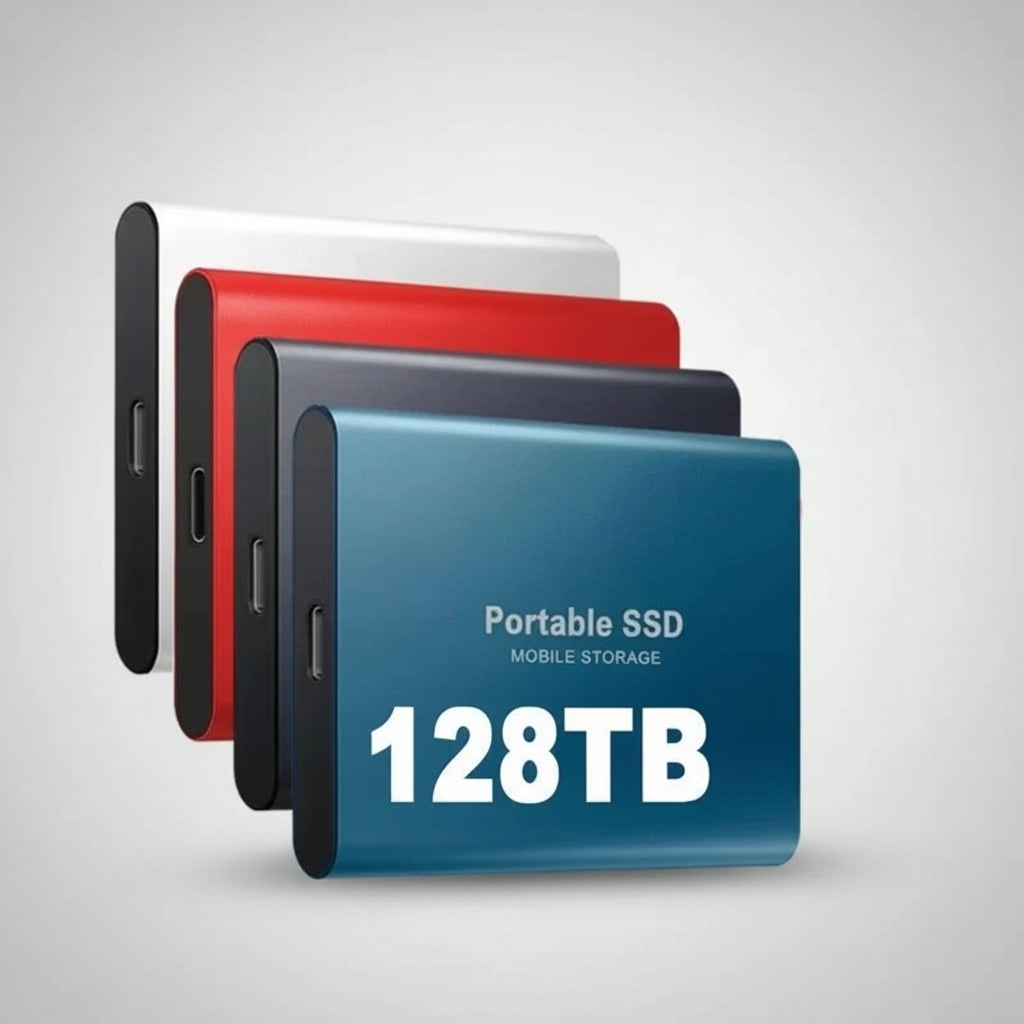 Portable External USB SSD Storage Device