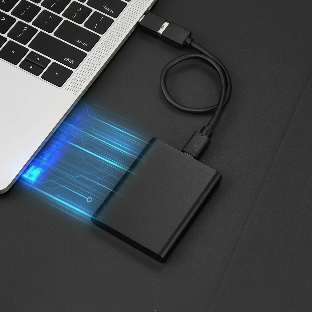 Portable External USB SSD Storage Device