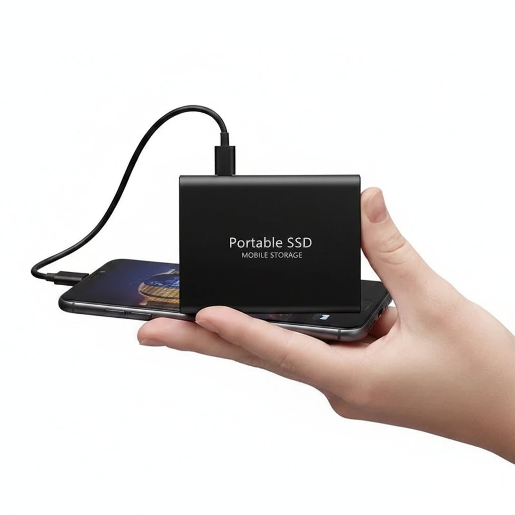 Portable External USB SSD Storage Device
