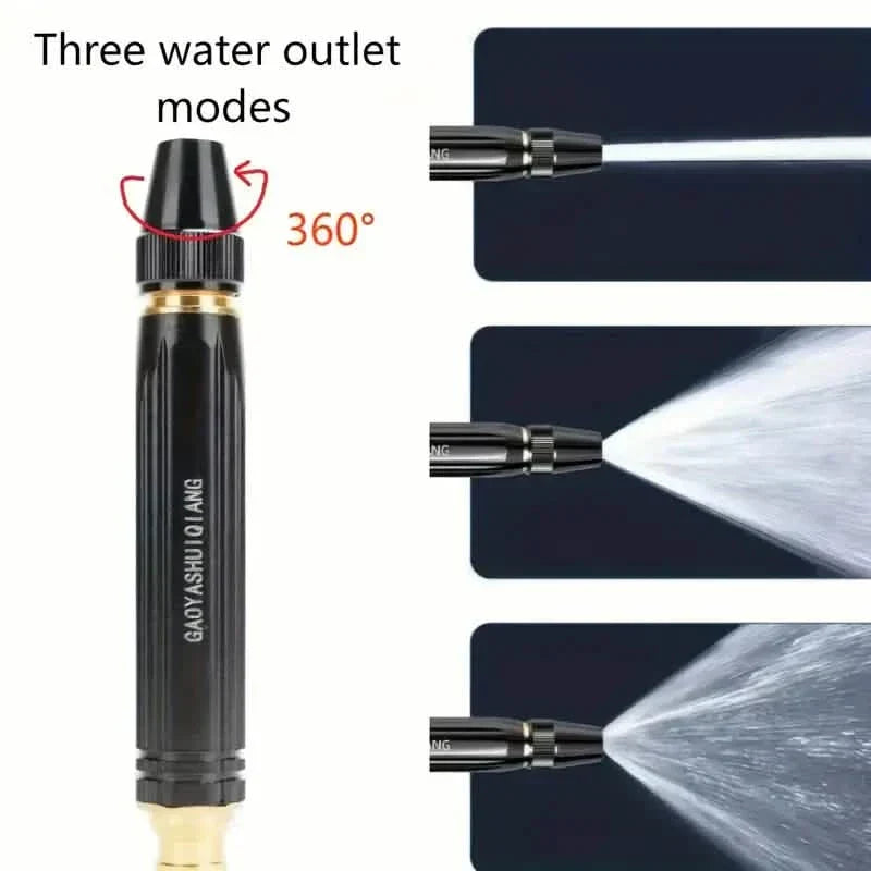 Portable High-Pressure Car Wash Gun – Multifunctional Garden Hose Nozzle