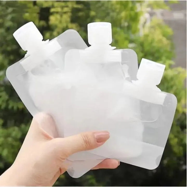 Portable Leak-Proof Travel Pouches – 10-Piece Set