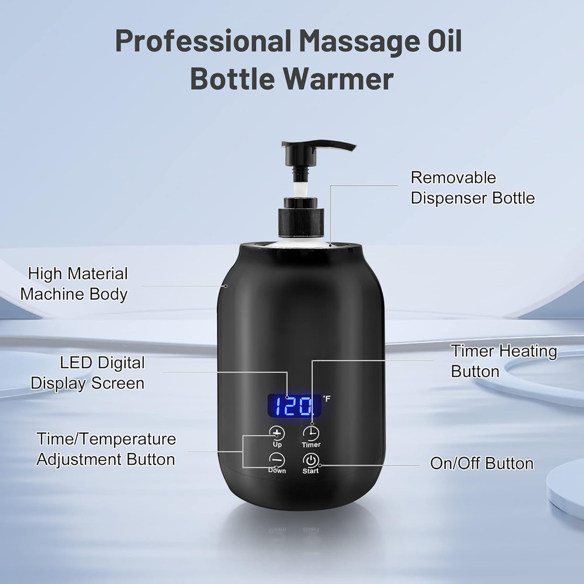 Portable Massage Oil Warmer for Professional Use