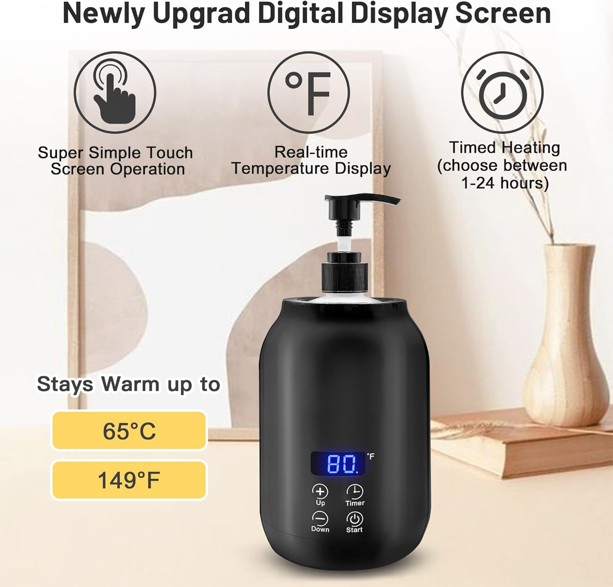 Portable Massage Oil Warmer for Professional Use