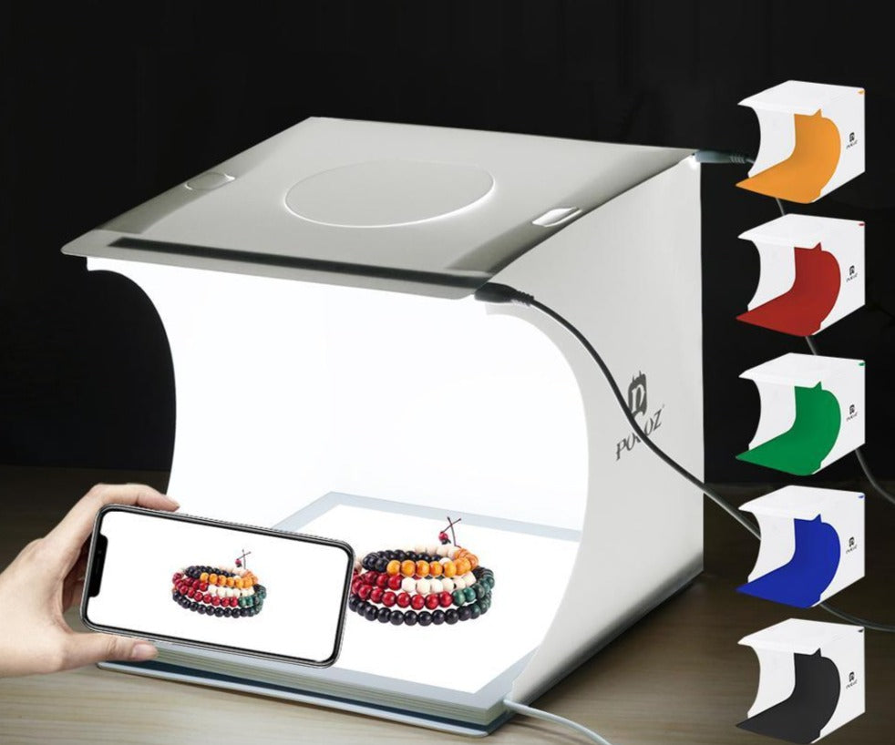 Portable Photo Studio with LED Light – Compact and Efficient