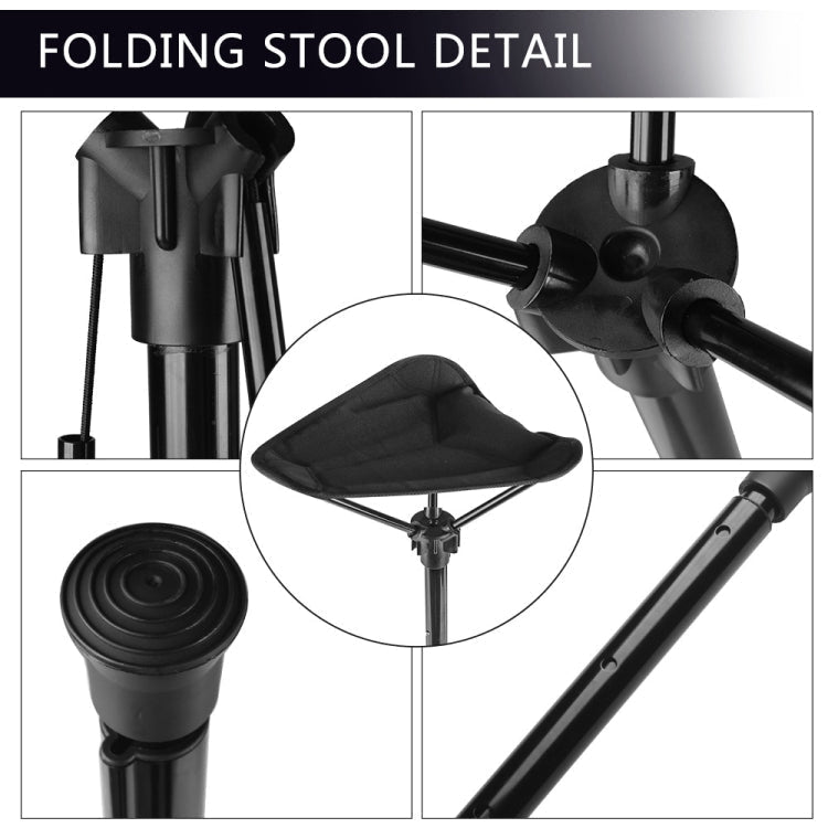 Portable Telescopic Outdoor Folding Stool for Fishing and Waiting