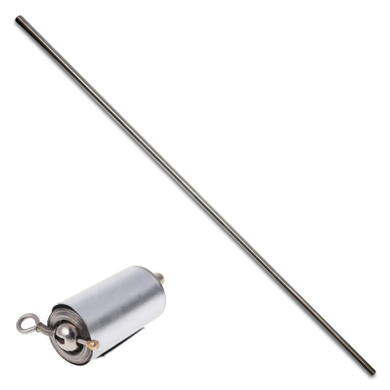 Portable Telescopic Stainless Steel Martial Arts Staff - Extends to 120 cm