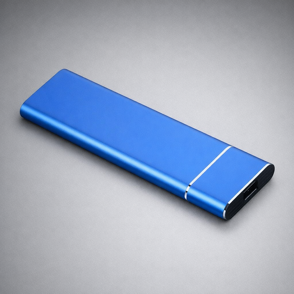 Portable Ultra-Slim External SSD 500GB USB-C Data Storage