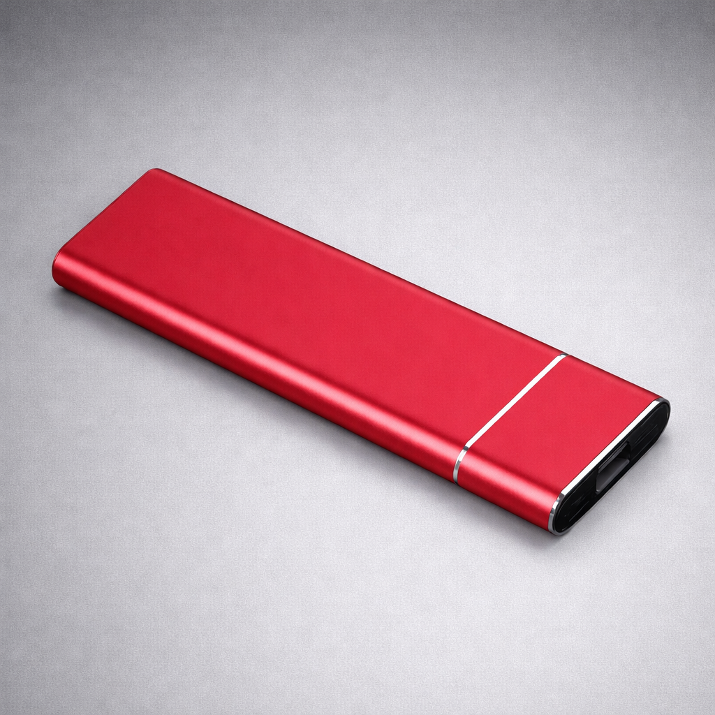Portable Ultra-Slim External SSD 500GB USB-C Data Storage