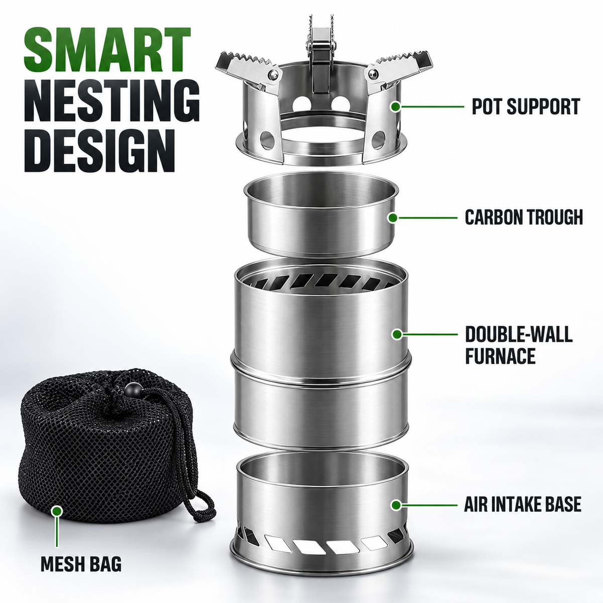 Portable Wood-Burning Stove