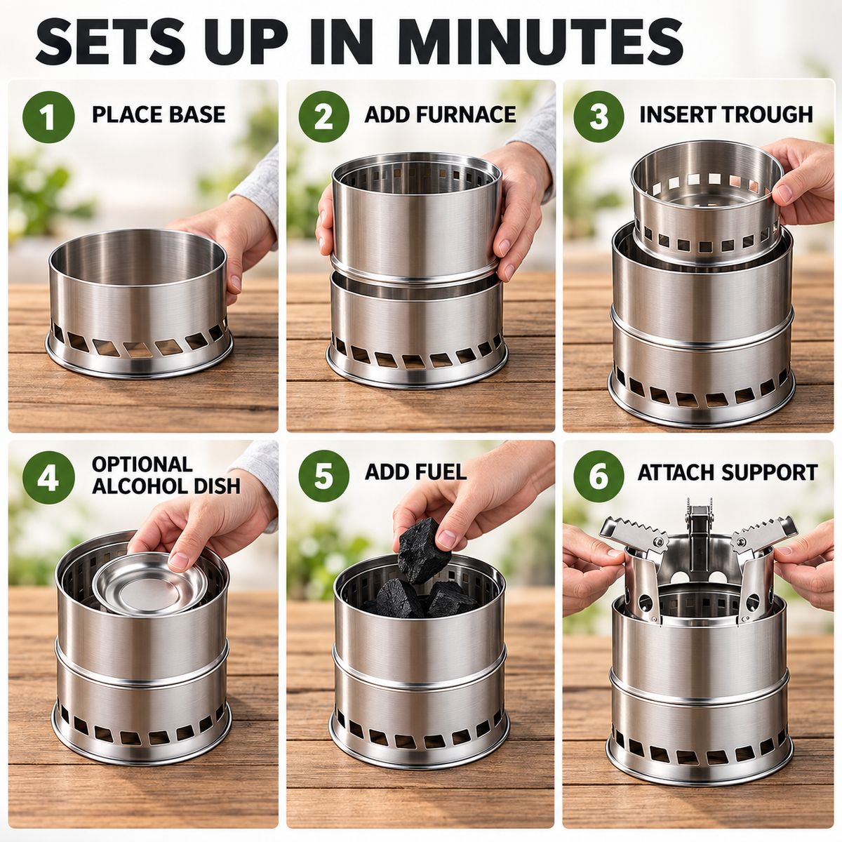 Portable Wood-Burning Stove