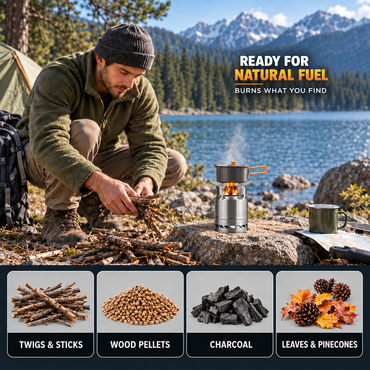 Portable Wood-Burning Stove
