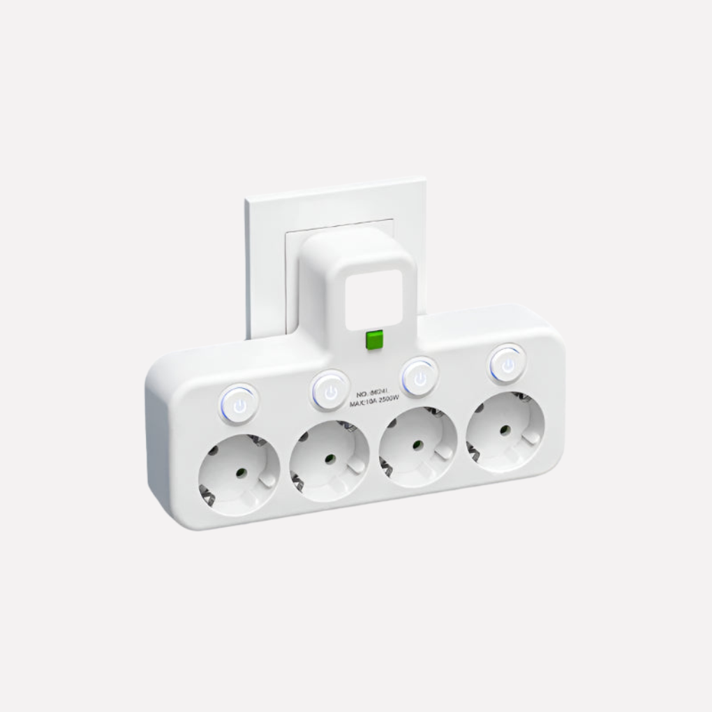Power Strip with USB and USB-C Ports