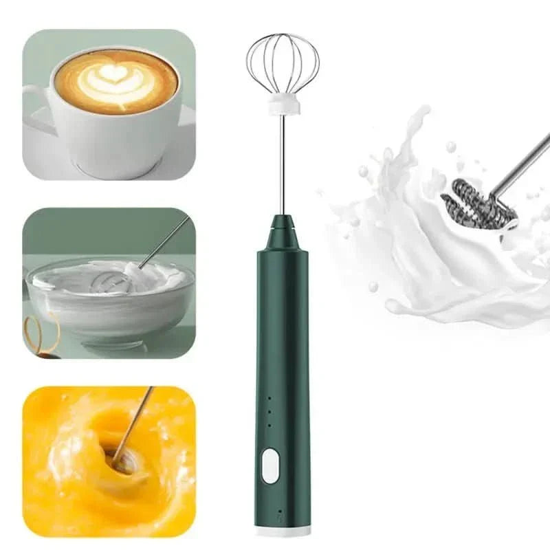 Powerful Mini Handheld Mixer for Kitchen and Coffee
