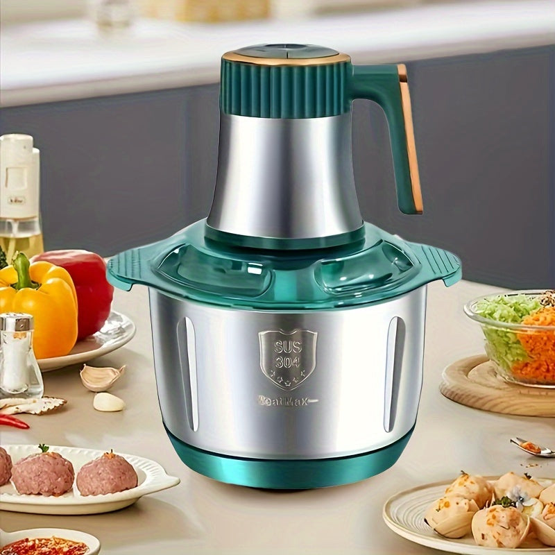 Powerful Stainless Steel Meat Grinder and Vegetable Chopper – Multifunctional Food Processor