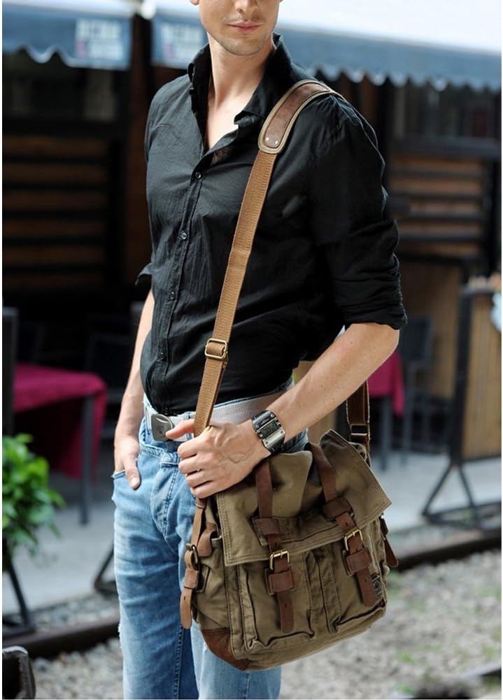 Practical Laptop-Friendly Messenger Bag