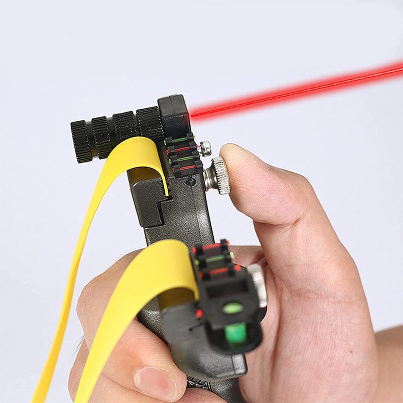 Precision Laser-Guided Outdoor Slingshot