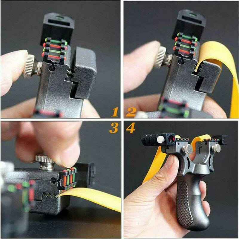 Precision Laser-Guided Outdoor Slingshot