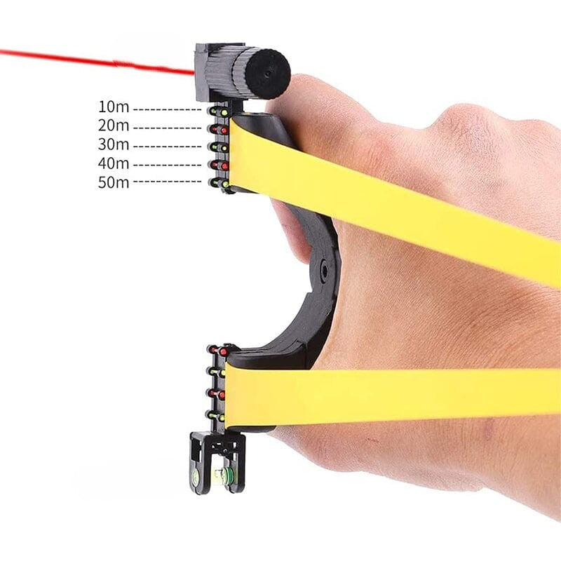 Precision Laser-Guided Outdoor Slingshot