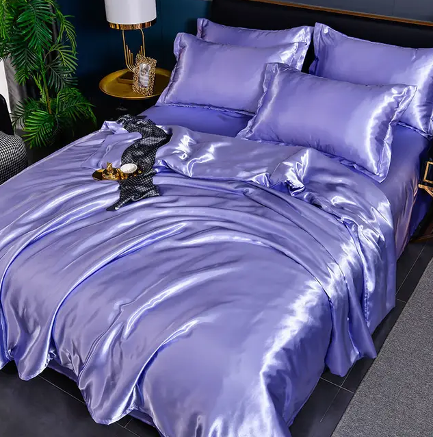 Premium Solid Satin Bedding