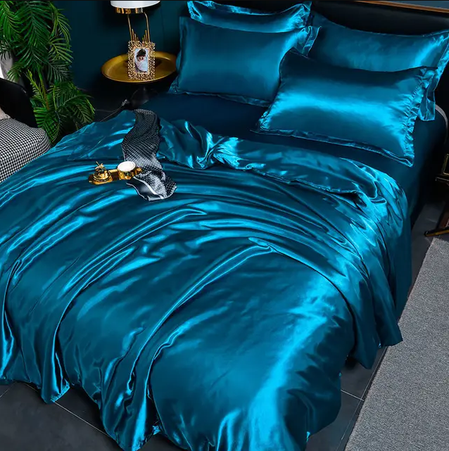 Premium Solid Satin Bedding