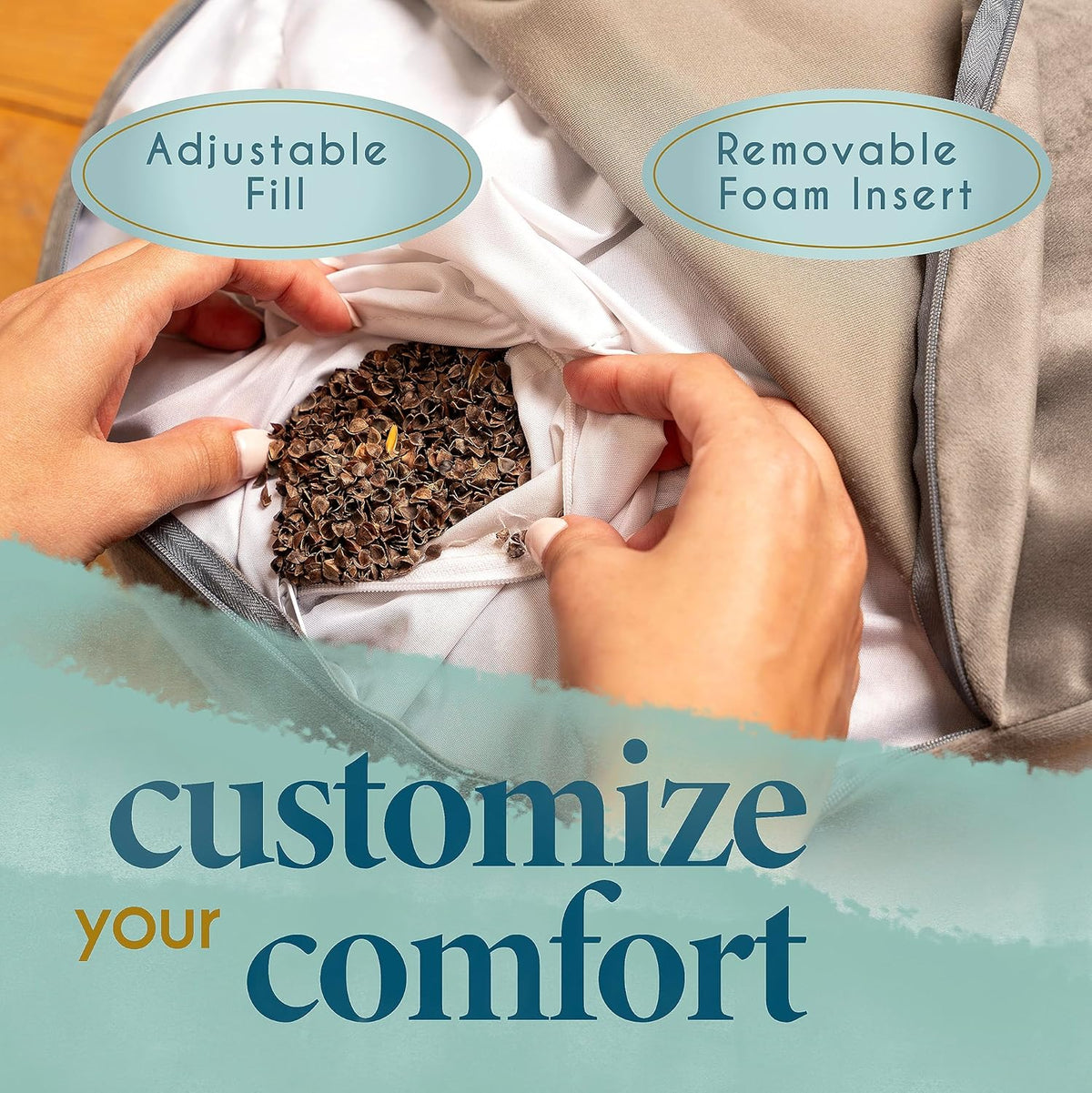Premium Velvet Meditation Cushion