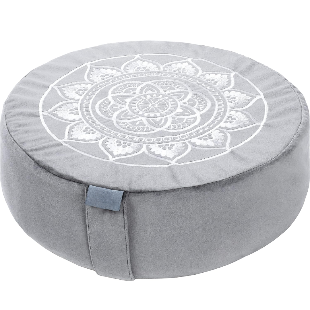 Premium Velvet Meditation Cushion