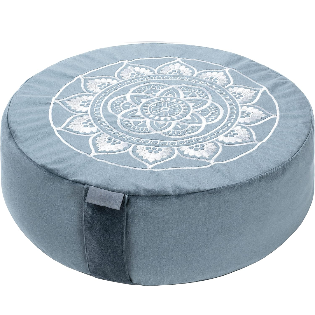 Premium Velvet Meditation Cushion
