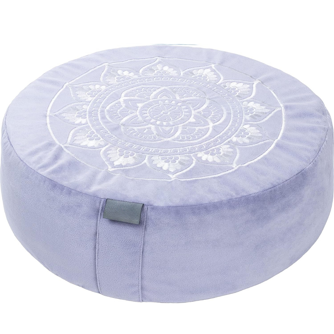 Premium Velvet Meditation Cushion