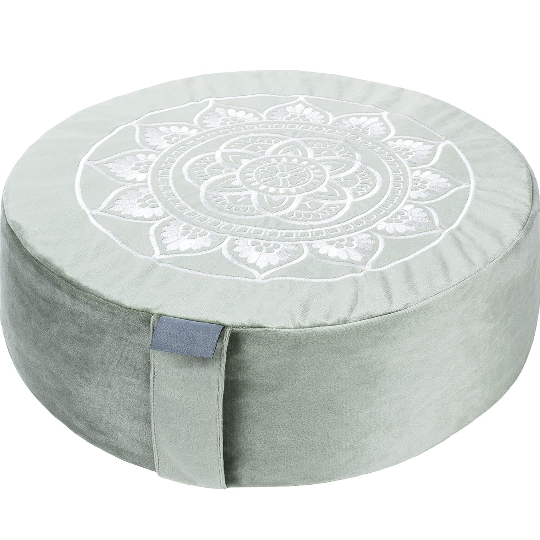 Premium Velvet Meditation Cushion
