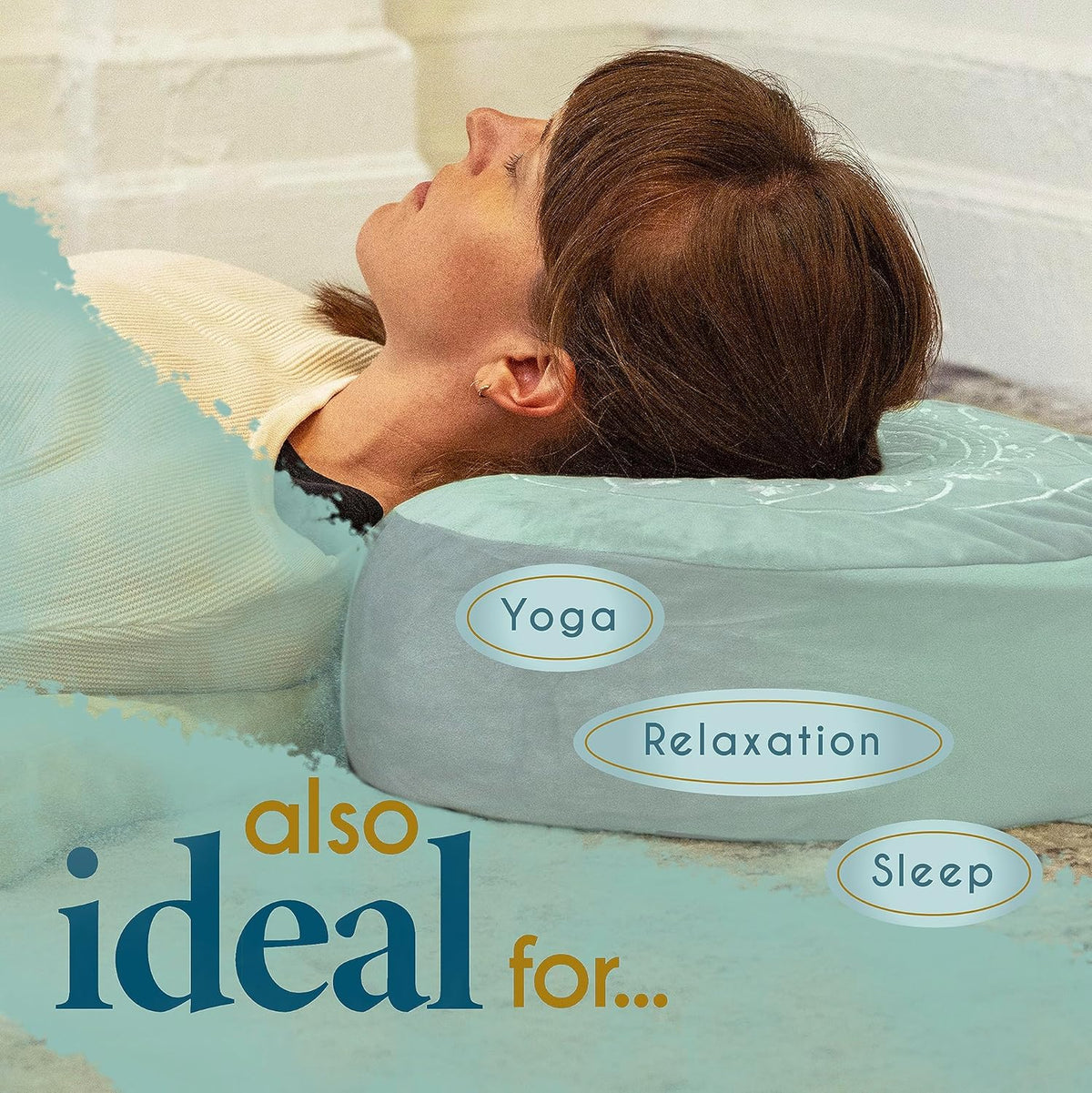 Premium Velvet Meditation Cushion
