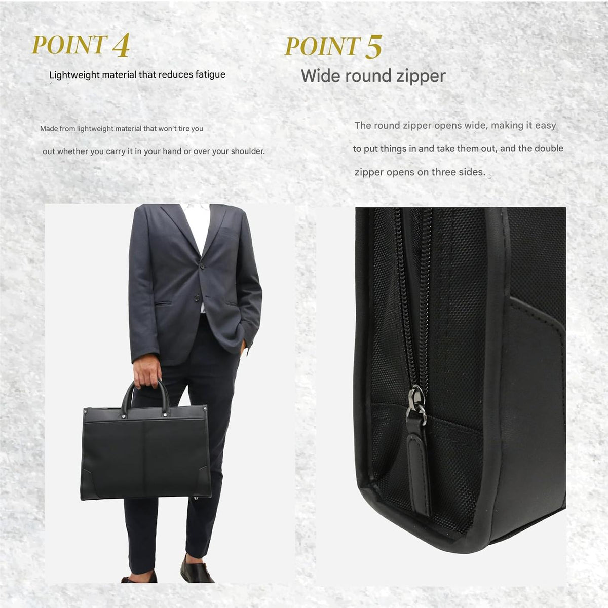 Professional 2-in-1 Work Briefcase with Organized Storage