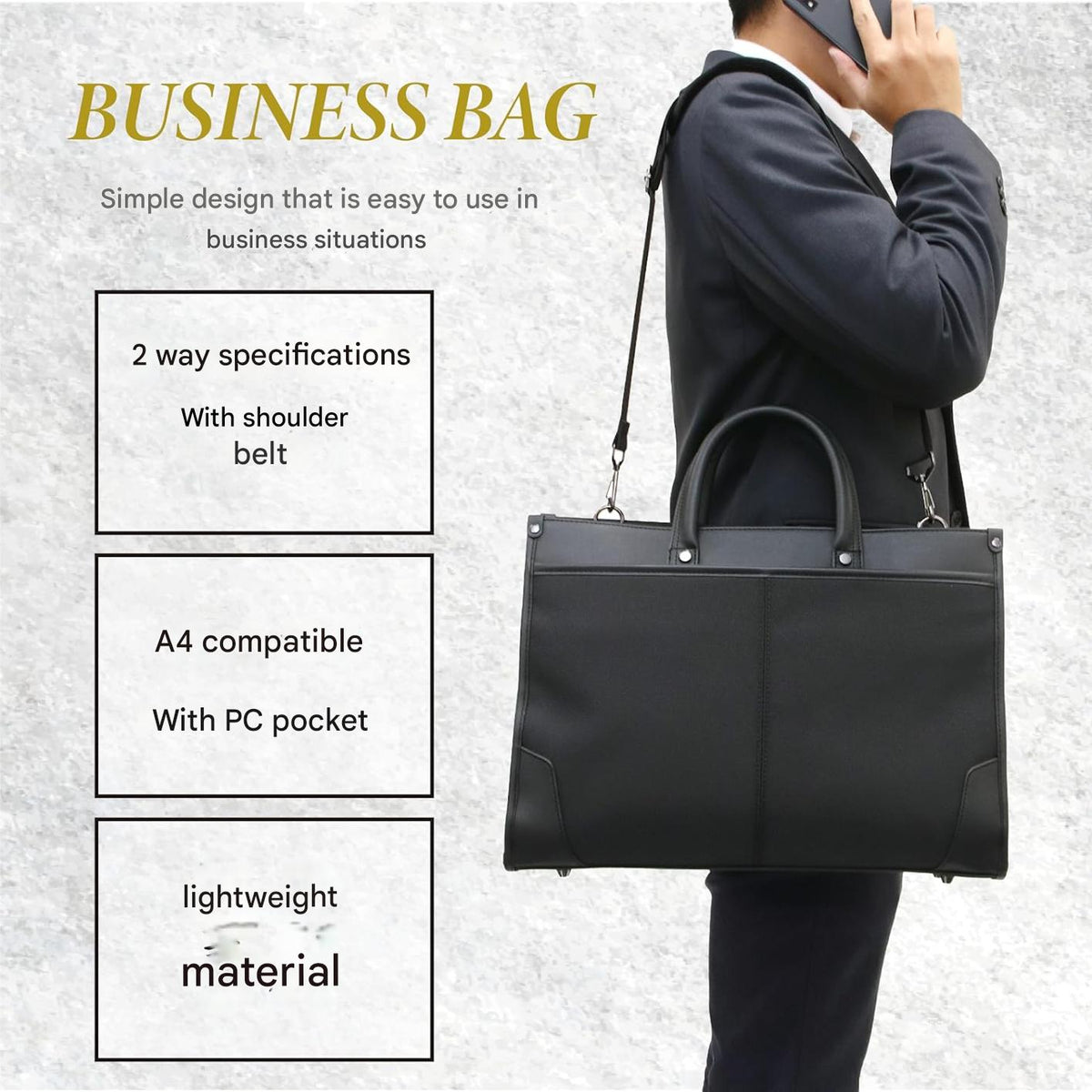 Professional 2-in-1 Work Briefcase with Organized Storage