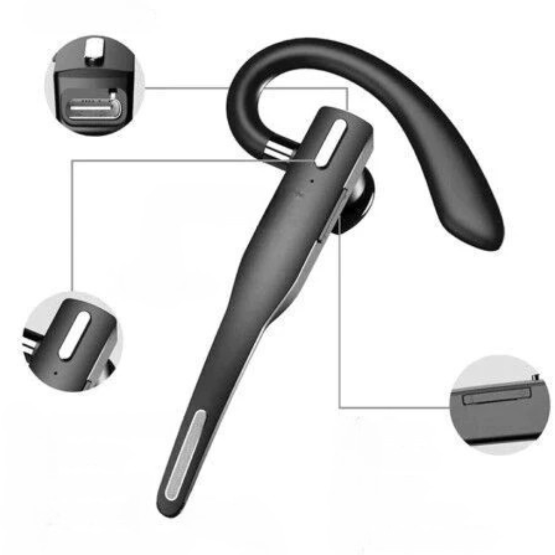 Professional Bluetooth Headset with Noise Cancellation and Ergonomic Design