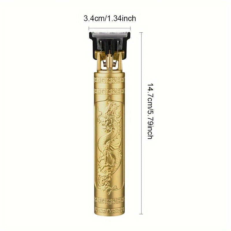 Professional Rechargeable Clipper - Vintage Style for Precision Trimming