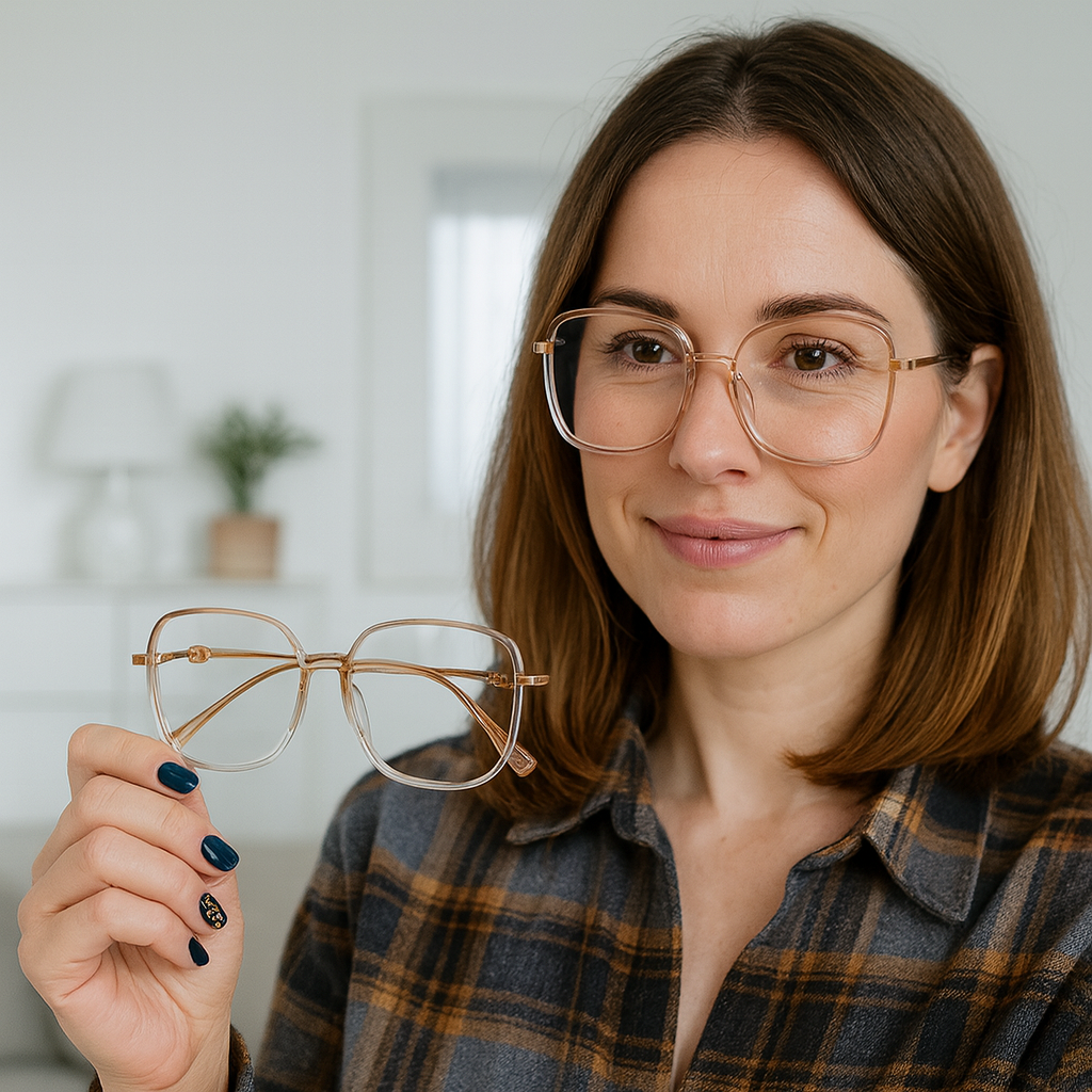 Progressive Blue Light Blocking Reading Glasses with Lightweight Frames