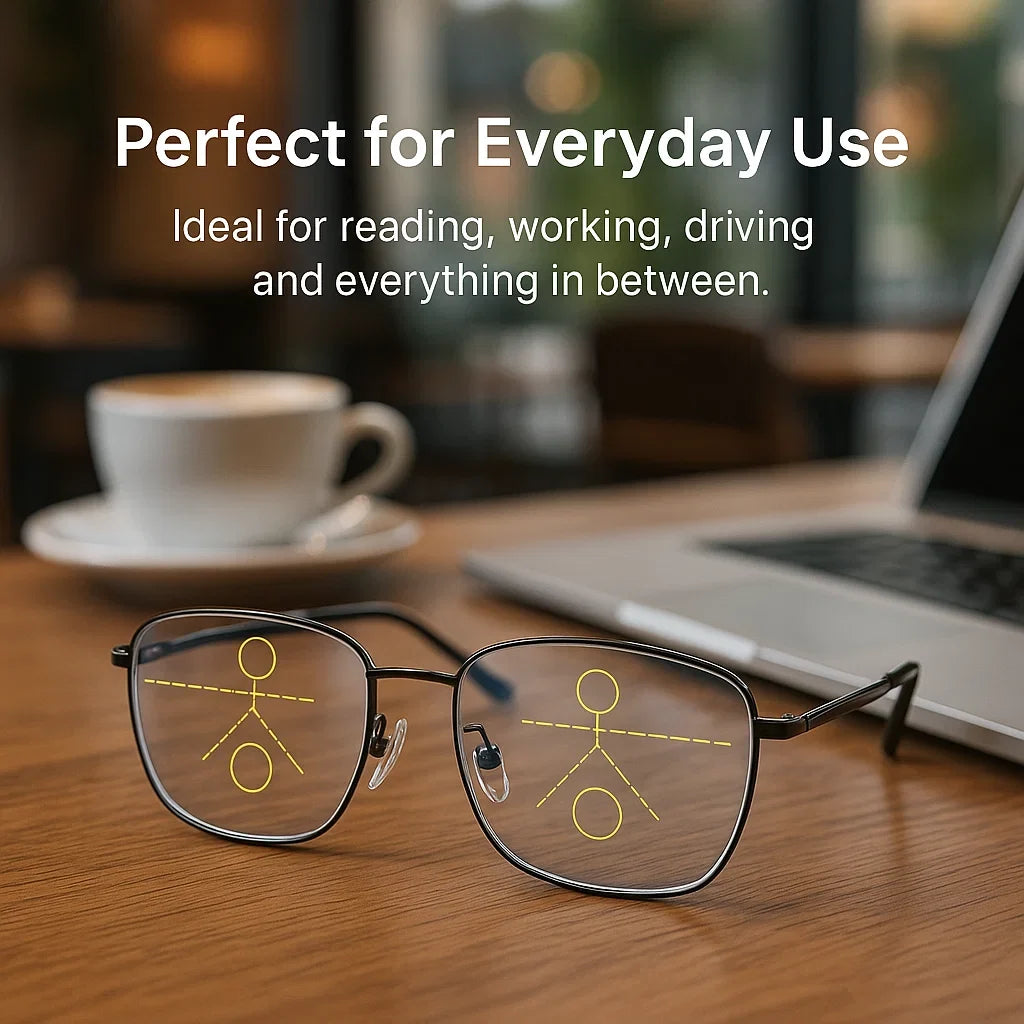 Progressive Multifocal Glasses for Everyday Use