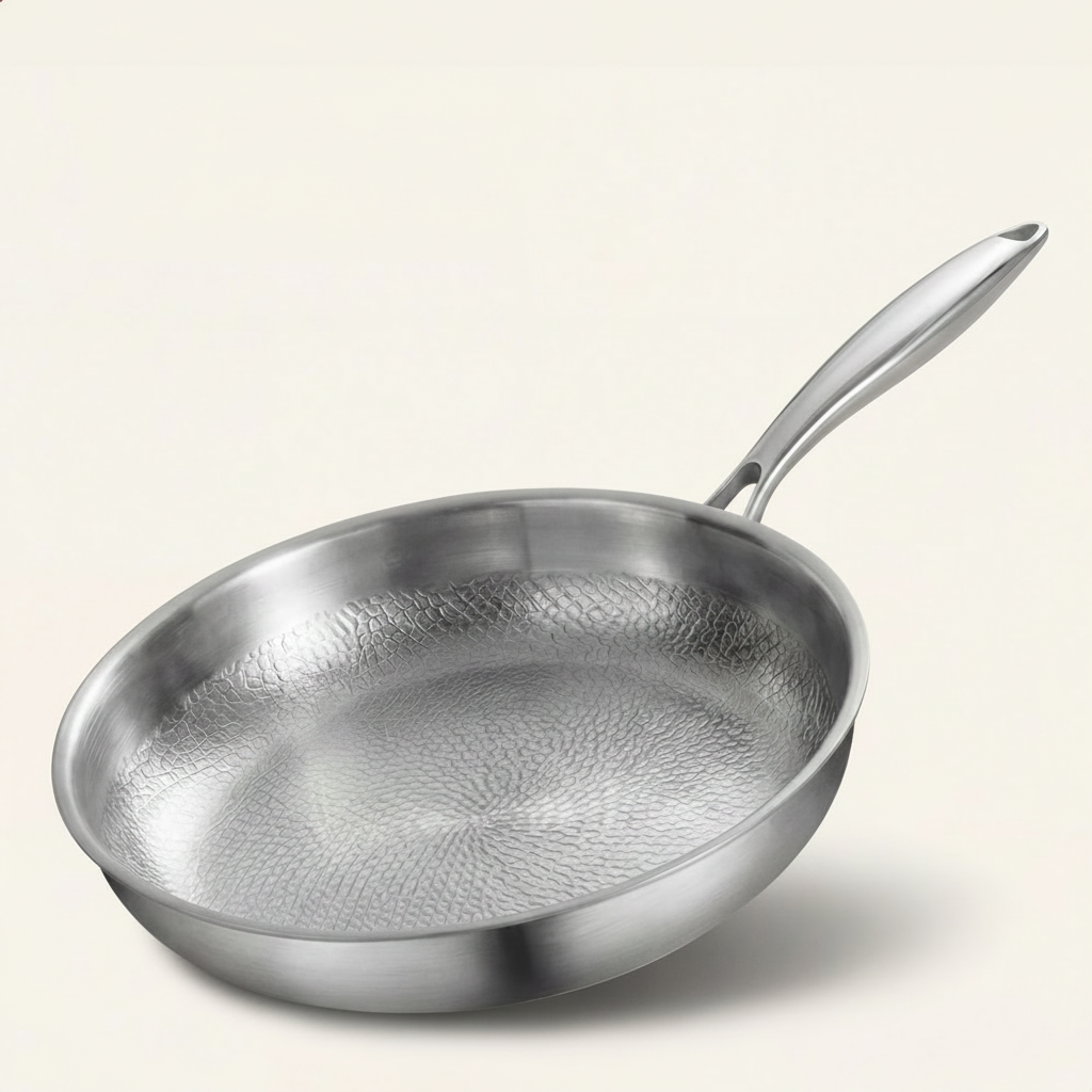 Pure Titanium Frying Pan: 100% PFAS-Free and Built to Last a Lifetime