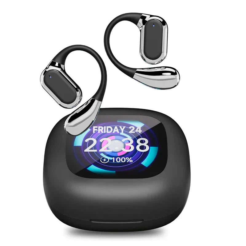 Real-Time Translation Earbuds with LCD Touchscreen