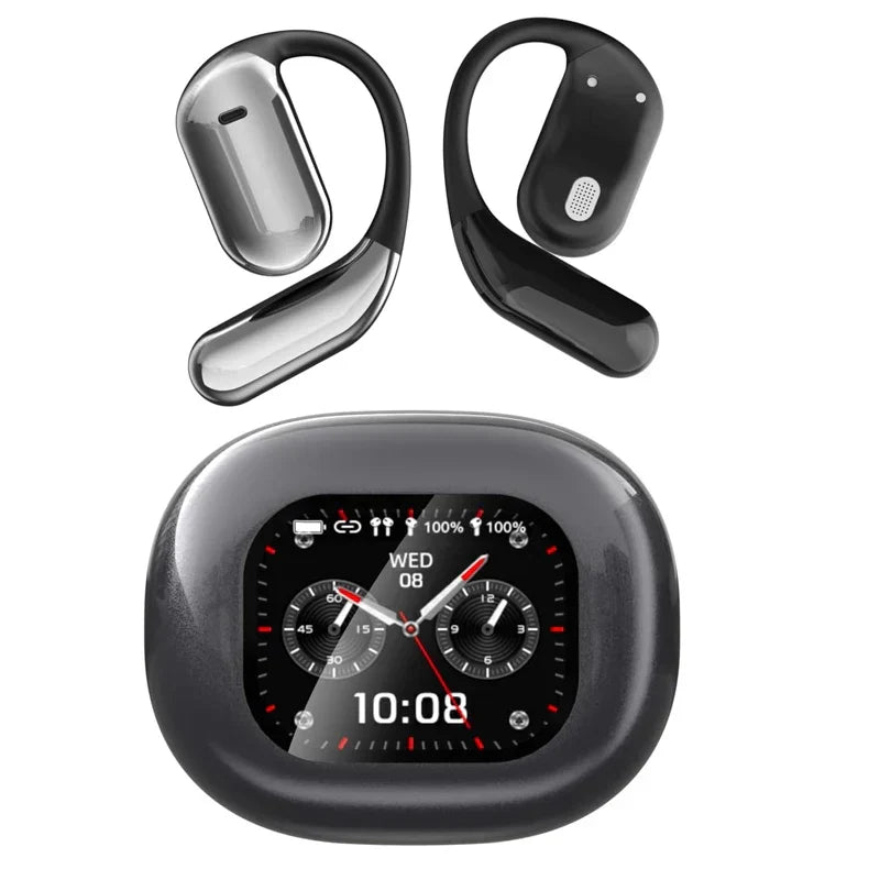 Real-Time Translation Earbuds with LCD Touchscreen