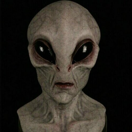 Realistic Alien Halloween Mask