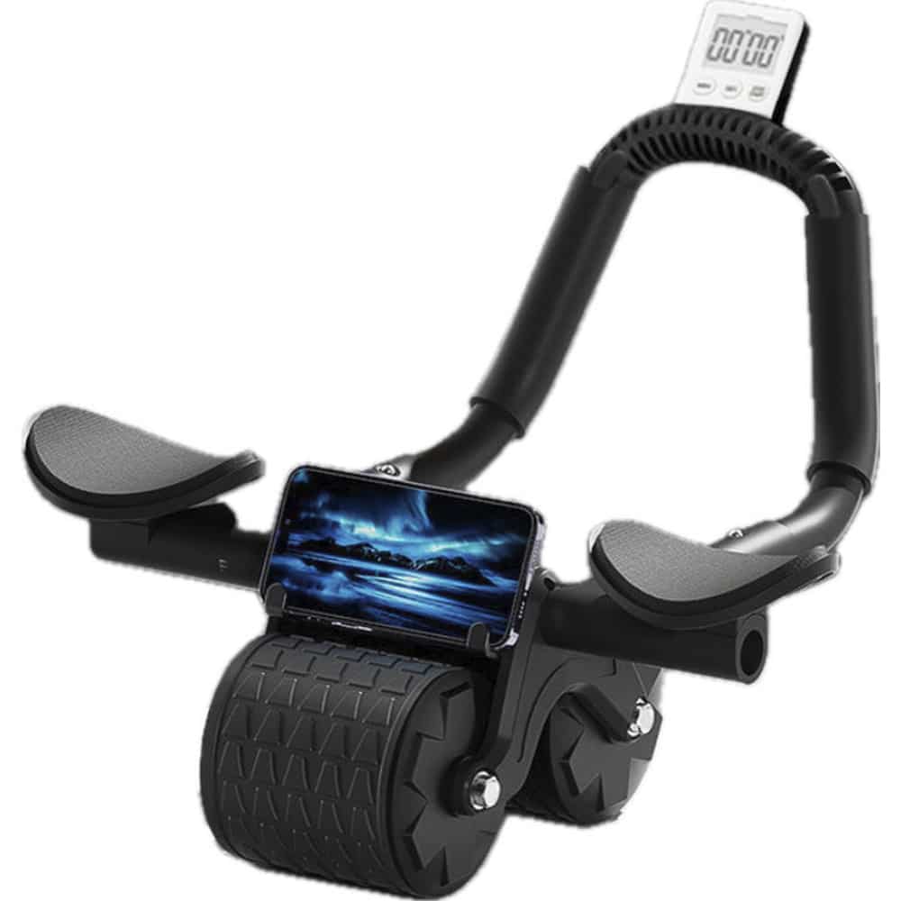 Rebound Ab Roller with Elbow Support - Black, Blue, or Pink