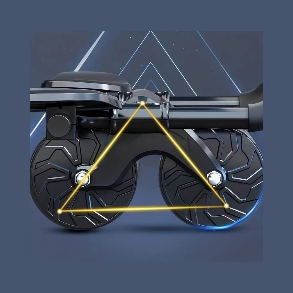 Rebound Ab Roller with Elbow Support - Black, Blue, or Pink