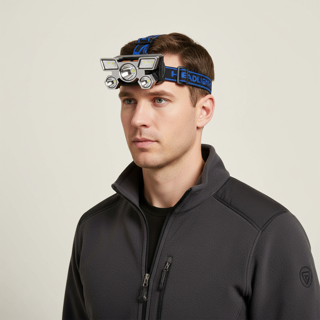 Rechargeable 5-LED Headlamp