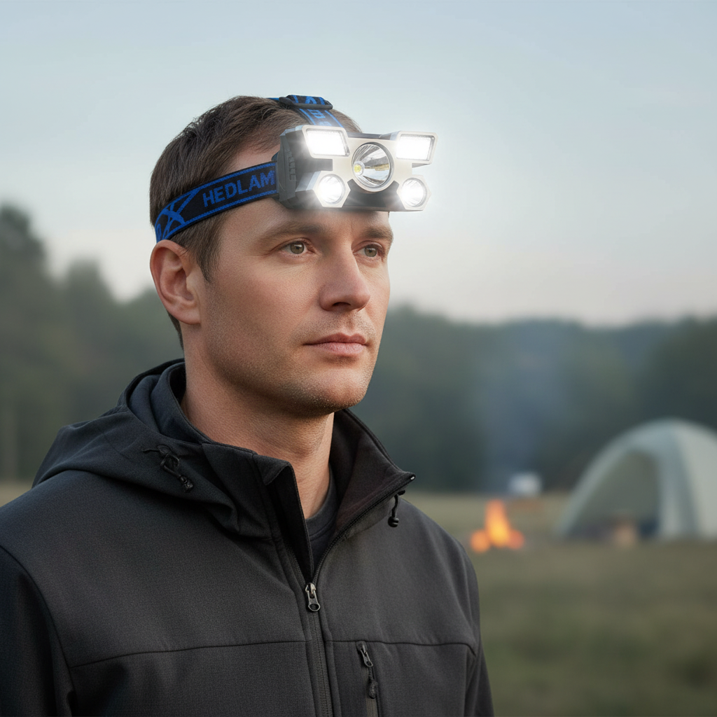 Rechargeable 5-LED Headlamp