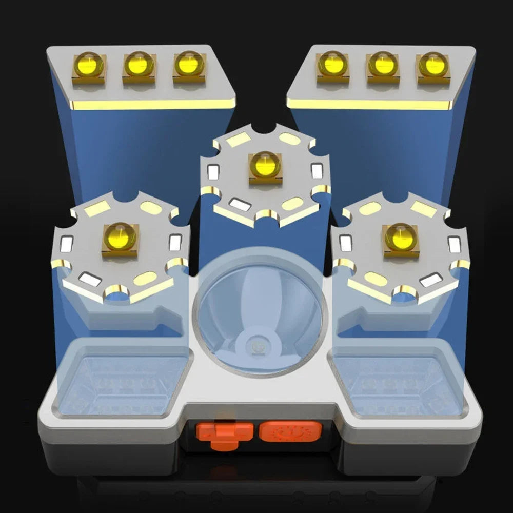 Rechargeable 5-LED Headlamp