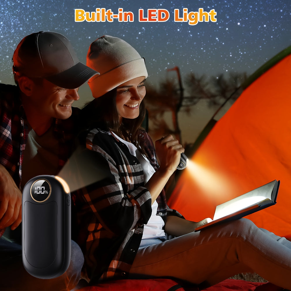 Rechargeable Dual Electric Hand Warmers – Compact Pocket Design with Steady Heat Output